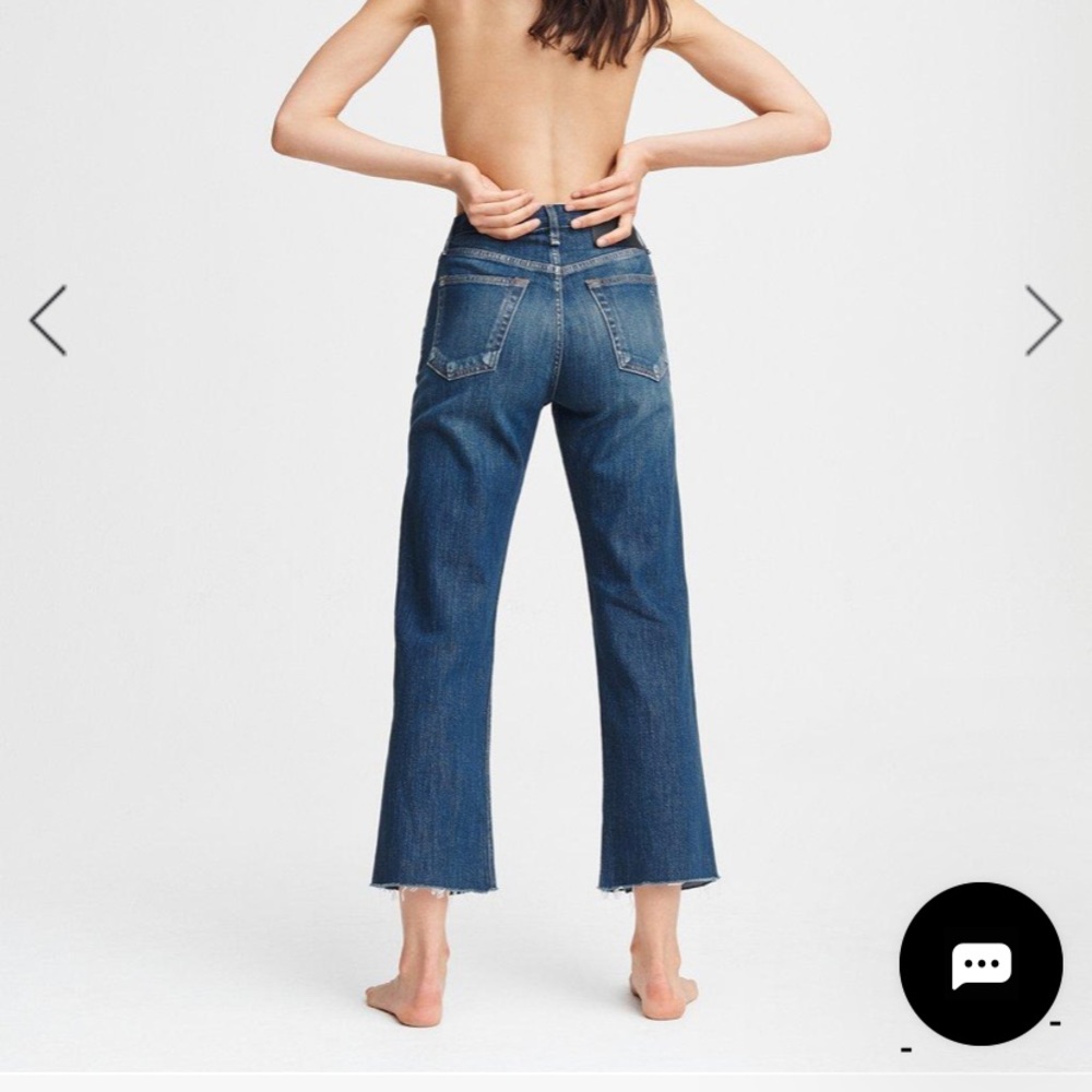 rag & bone Maya High rise straight/Color: Magnus